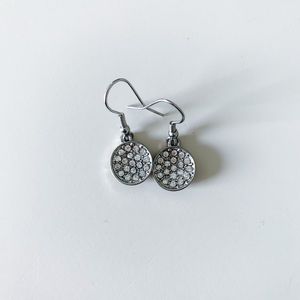 Circle Diamond Earrings